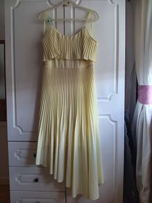 Coast Pleated Midi Dress