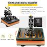 5 in 1 Heat Press Machine Sublimation T Shirt Heat Transfer Printer Muntifunctional For Mug/Latte Mug/Hat/Plate/Bottle Image 4