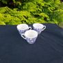 3 ceramic willow style cups postage possible Image 2
