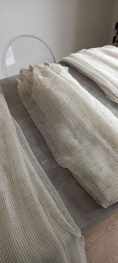 Vintage Net Curtains x 3