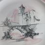 Lovely Spainsh Bone China Wall Plate. Image 4