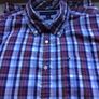 Tommy Hilfiger Mens Blue Red Check cotton shirt M including postage Image 7