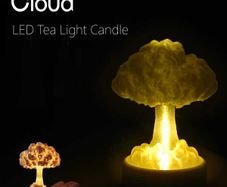 Nuclear Mushroom Cloud LED Light Candle