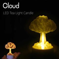Nuclear Mushroom Cloud LED Light Candle