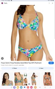 Freya Paradise Island - Bikini Halter Top and Bottoms - Brand New RRP 100