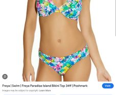 Freya Paradise Island - Bikini Halter Top and Bottoms - Brand New RRP 100
