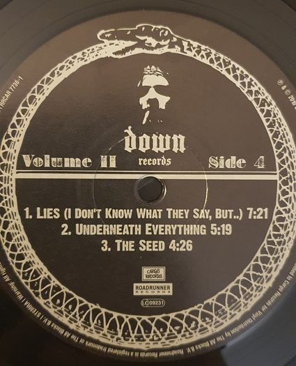 Down  Threefold Live: Diary Of A Mad Band. NEAR MINT 3 x Vinyl, LP, Album NO DVD INCLUDED