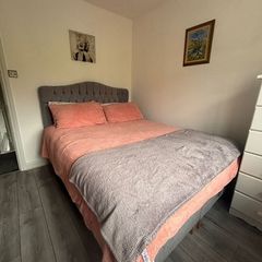 King Size Ottoman Bed with Dual Sided Soft/Firm Mattress
