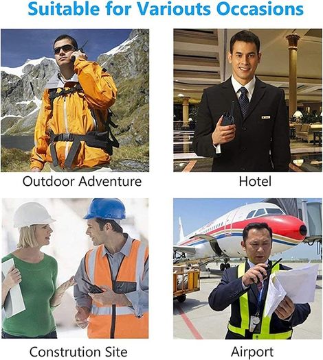 10pcs Two-Way Radio Walkie Talkies-Long Range Walkie Talkie 16CH Single Band LED Light Voice Prompt with Original Earpieces (FREE SHIPPING)