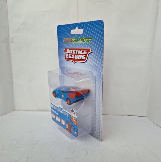 Micro Scalextric Car, New, Superman Solo Car ( Justice League G2167 )