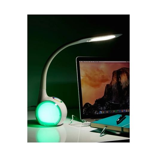 Dimmable LED Desk Lamp With rgb Colour Changing Base USB POWERED