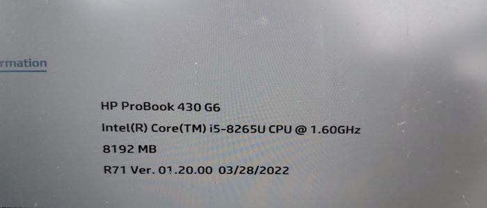 HP Probook 430 G6