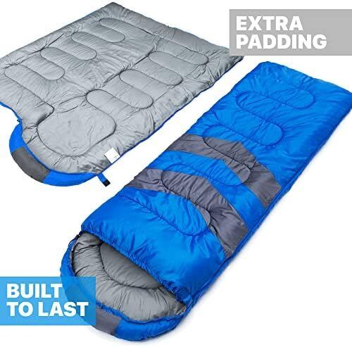 Sleeping Bags for Adults & Kids Sleeping Bag 3-4 Season - Ultralight Backpacking Sleeping Bag Cold Weather & Warm, Lightweight Compact, Single Adult Girls Boys Winter Sleep Camping Accessories
