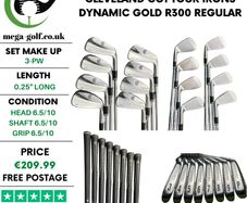 Cleveland CG1 Tour Irons / 3-Pw / Dynamic Gold R300 Regular