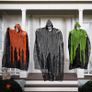Halloween Hanging Grim Reapers 3 Pack One 47inch and Two 35inch Halloween Grim Reapers, Halloween Skeleton Flying Ghost for Haunted House Prop decor, Halloween Outdoor Indoor Decor Image 6