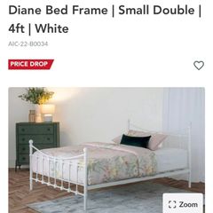 Bed Frame | Double | 4ft6 | White