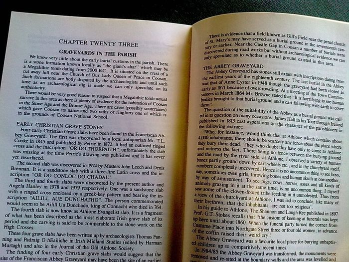 St. Mary's Parish Athlone A History Ireland Irish local history Westmeath Signed