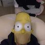 Homer Simpson Halloween Mask Image 2
