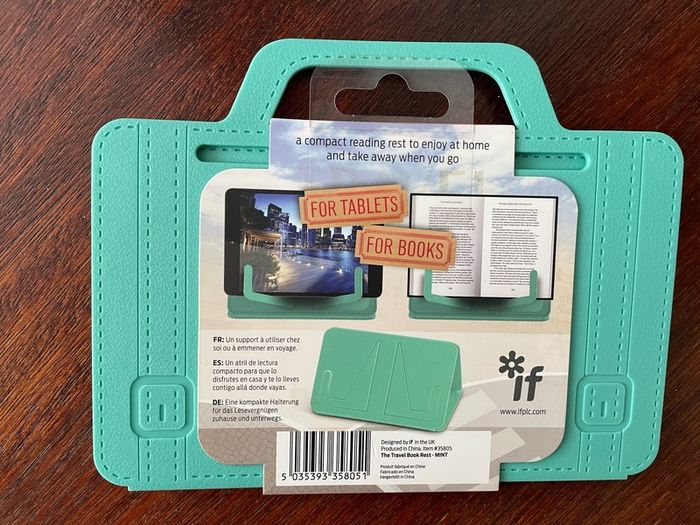 The Travel Book Rest for tablets and books