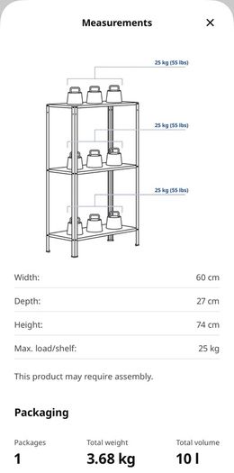 Ikea Shelving Unit