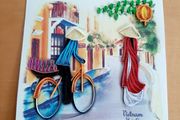 Hanoi papercraft street scene