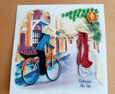 Hanoi papercraft street scene