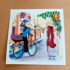 Hanoi papercraft street scene