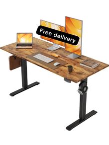 Electric Standing Desk, 120 x 60 cm Height Adjustable Sit Stand Desks