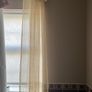 Gold voil curtain panels x2 Image 3
