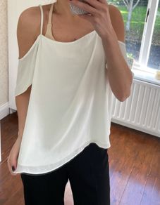 Bershka cream top size L