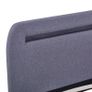 Bed Frame with LED Light Grey Fabric 180x200 cm 6FT Super King Image 6
