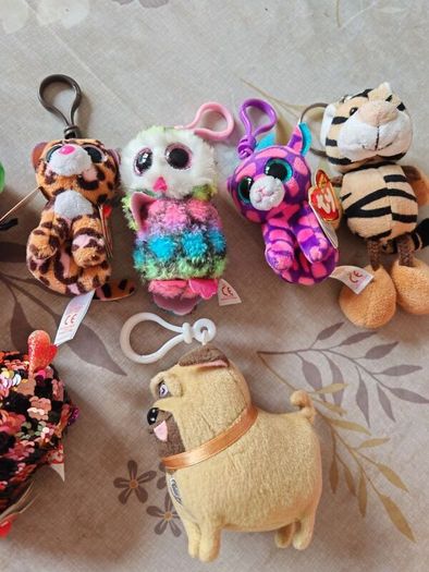 collection of mini soft toys