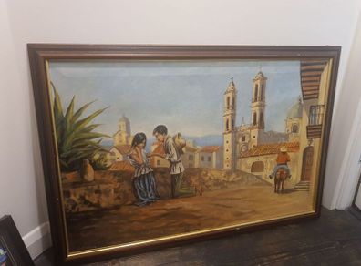 Large signed painting