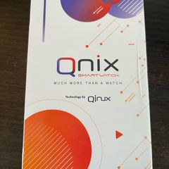 Qnix Smartwatch - navy blue strap
