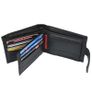 Unisex Genuine Leather Wallet RFID Blocking Bifold Wallet with Zipper & Coin Pocket Leather Wallet Image 5