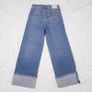 Paige Medium Blue Sasha Ankle High-Waisted Wide Leg Turn up Jeans Size 25 Image 6