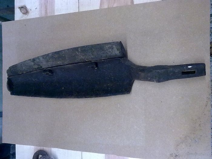 Large old reamer for boring wooden water pumps