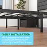King Size Bed Frame Upholstered Platform Bed Image 4