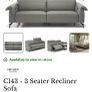 Natuzzi 3seater leather sofa like new Image 5