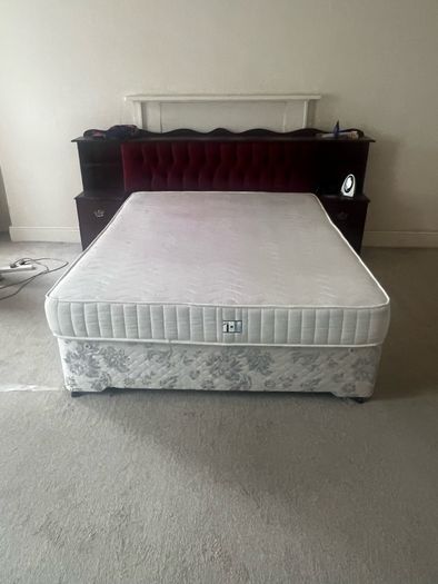 king size bed mattress and headboard