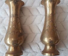 Brass Flower Holder X 2