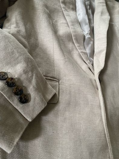 Linen jacket size 11-12 years old like new