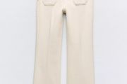 Zara High Waist Mini Flare Jeans