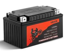 12 Volt 4Ah, LiFePO4 Lithium Pre-Charged Powersports Battery, Maintenance Free & High Performance, Compatible with ATV, Motorcycle, Jet Skis, Scooter, UTV, and More