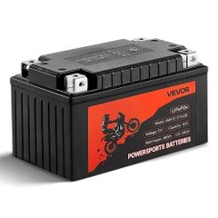 12 Volt 4Ah, LiFePO4 Lithium Pre-Charged Powersports Battery, Maintenance Free & High Performance, Compatible with ATV, Motorcycle, Jet Skis, Scooter, UTV, and More