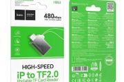 HOCO HB53 Mini iPhone To TF 2.0 Card Reader 480 Mbps Black