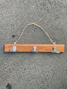 Art Deco style vintage coat hooks c1950.