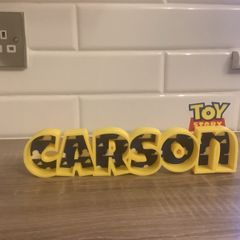 Toy Story stand - custom name