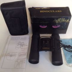 Hawk Eye 10 x 25 Binoculars Atlas Explorer with Purse and Srap