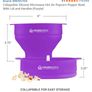 Collapsible Silicone Microwave Popcorn Popper Image 4